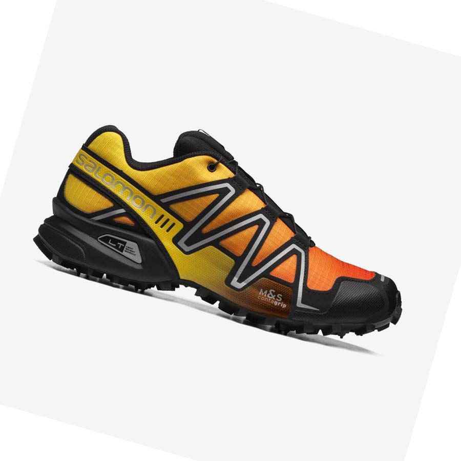 Salomon SPEEDCROSS 3 GRADIENT Erkek Spor Ayakkabı Sarı | TR 3436EBC